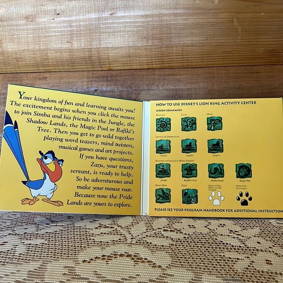 The Lion King Activity Centre CD Game - Picture 2 of 6